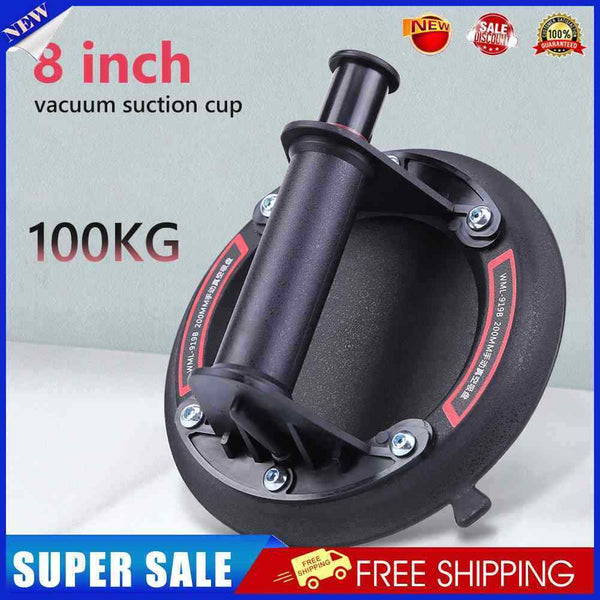 8 Inch Air Pump Suction Cup Large Bearing Capacity for Powerful Heavy-Duty Glass