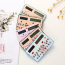 Mini Card Size Calculator Ultra-thin Cute Cartoon Solar Powered Calculator J7A7