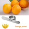 2pcs Portable Orange Peeler Easy Open Stainless Steel Lemon Skin Remover