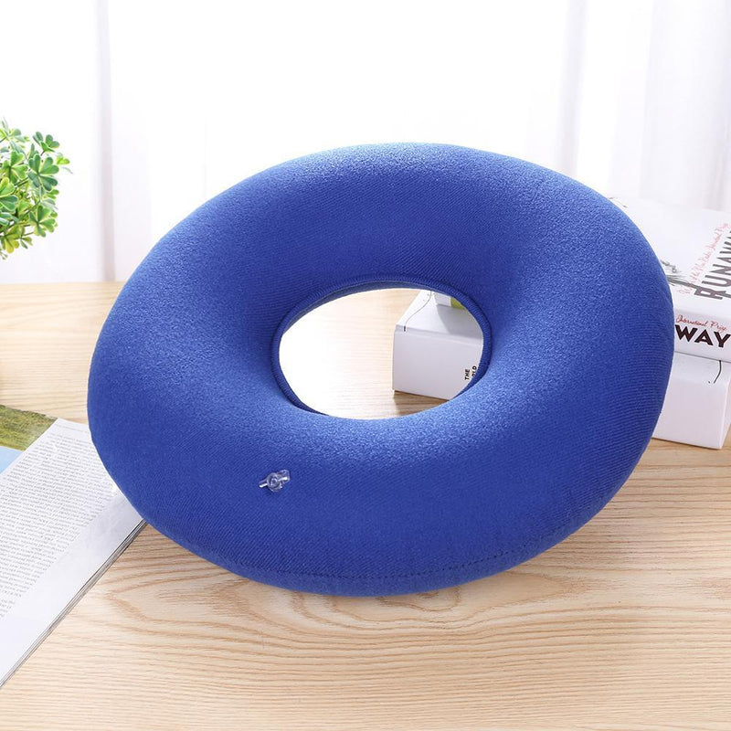 Seat Cushion Circular Inflatable Anti Bedsore Pad Chair Mat (Dark Blue)