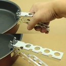 Portable Aluminum Outdoor Camping Picnic Cookware Bowl Pot Gripper Clamp Newly