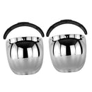2x Motorrad 3-Snap Flip Up Universal Blase Visier für Open Face Halb Helm,