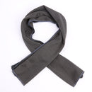 Ice Cold Towel Summer Outdoor Fitness Quick Dry Cooling Towel (Dark Grey) Newly