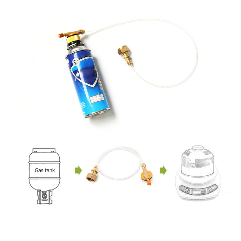 Hiking Outdoor Camping Gas Refill Adapter Pipe Pipe Gas Tank Clutch Replacement