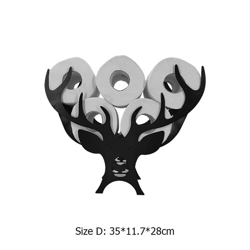 Animal Shape Toilet Paper Rack Free Standing Tissue Roll Paper Holder (D) Newly