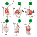 Home Hanging Decoration Christmas Tree Decor Navidad Decor Wooden Pendants