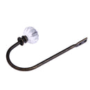 2pcs Curtain Hanger Hook Wall Buckle Handle for Closet Drawer (Bronze) Newly