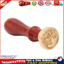 Retro Wood Stamp Plant Sealing Wax Wedding Decorative Stamp Gifts (C133) Newly