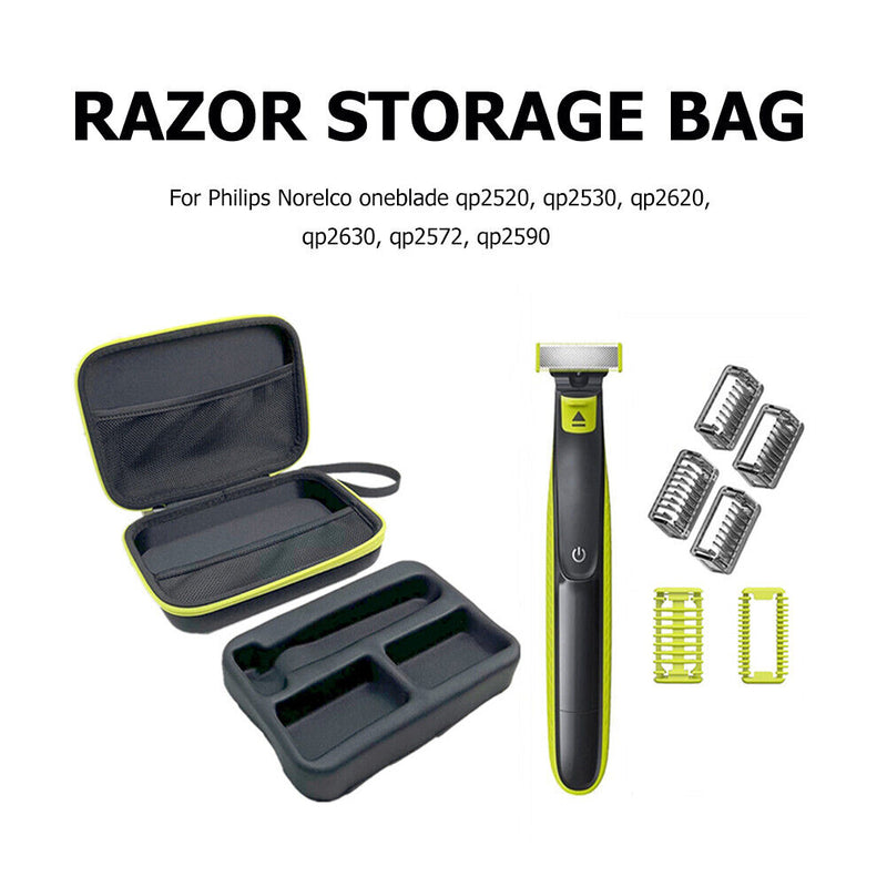 Electric Shaver Razor Box Hard Case Trimmer Shaver Pouch Travel Organizer