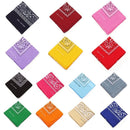 Handkerchief Printed Square Scarves Paisley Bandana Hair Band Wristband