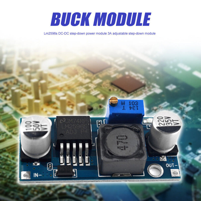 LM2596 Step Down Buck Converter 24V 12V 5V 3V Adjustable Buck Module Regulator