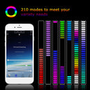 Pickup Rhythm Lights-Voice-Activated RGB Light Stick for Vehicles (Black) Newly