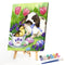 Easter Bunny Oil Paint By Numbers Kits Canvas DIY Wall Art Craft Home Decoration
