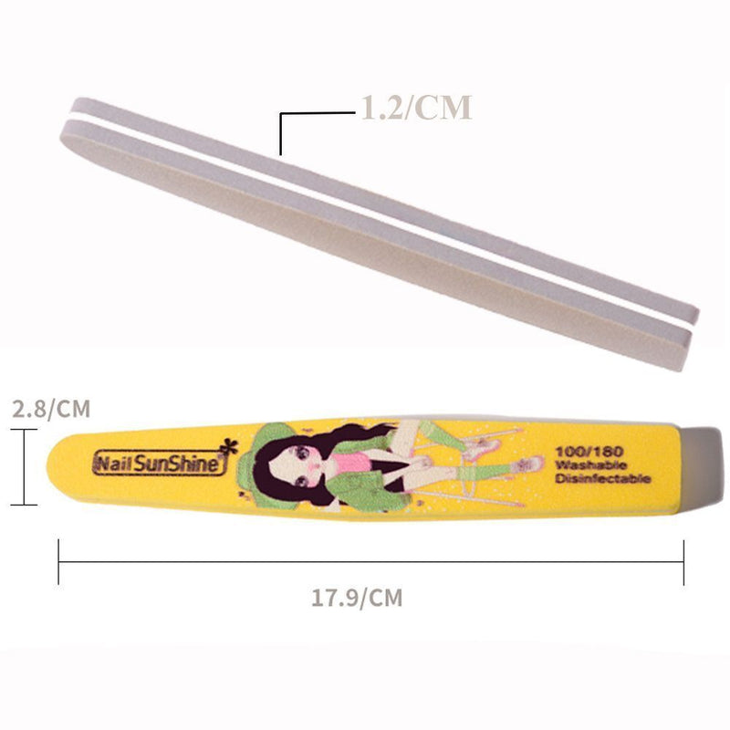 Double Sided Beauty Tools Pedicure Sanding Buffer Nail Files Nail Care Manicure