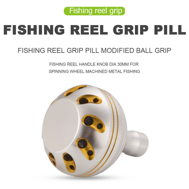 Metal Fishing Reel DIY Modified Grip Pill Spinning Wheel Handle Knob (42mm)