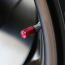 8pcs Aluminum Alloy Car Motorcycle Tire Valve Stem Caps Dust Covers (Red) Newly