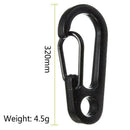Mini Hanging Buckle Carabiner Clip Snap Spring Hook Keychain Keyring O3K5 O8S6