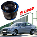 76mm Inlet Car Cold Air Intake Cone Washable Clamp-on Dry Air Filter Burnt