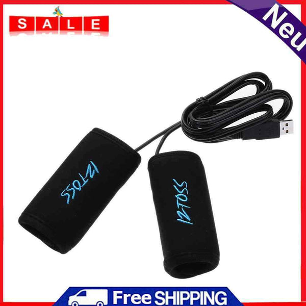 1Pair 7/8" Motorcycle Motorcycle Heated Handle Grips USB Electric Bike Mot