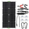 #A Dual USB Car Battery Charger 100W Solar Panel Kits with 30A/60A/100A Controll