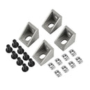 Aluminum Alloy Cast Corner Brackets Three Way V-slot Connector Corner Connector