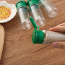 4PCS Spice Pepper Salt Can Cruet BBQ Seasoning Jar Condiment Bottle