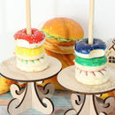 Baby Shower Kids Favor Donut Wall Stand Doughnut Rack Storage Racks Donut Holds