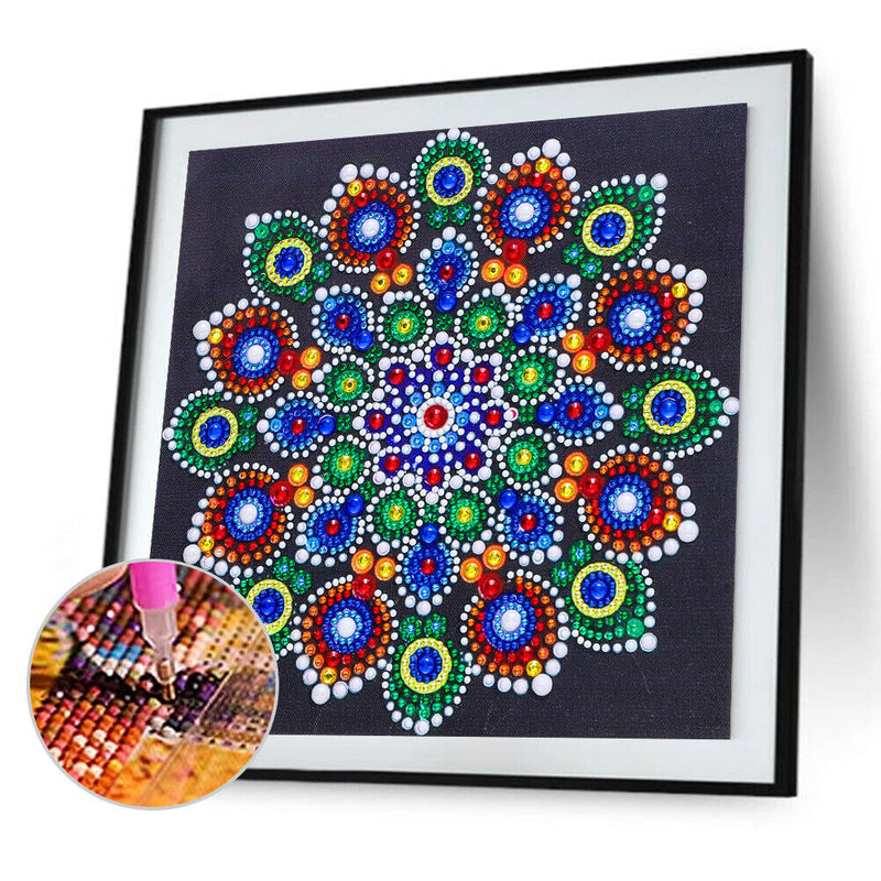 5D Part Special Shaped Drill Luminous Diamond Painting Mandala Art (GT107) Newly