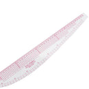 Sew French Curve Ruler 3 In 1 Metric Ruler Measure Sewing Dressmaking Tail W0V9
