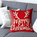 18x18 Linen Christmas Throw Pillow Cover for Bed Sofa Cushion Car Pillowcases