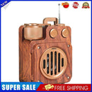 Retro FM Radio Portable Radio Receiver Bass Speaker Support USB/TF Card/AUX