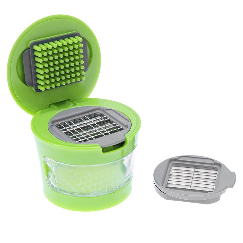 Portable Mini Garlic Grater Chopper Slicer Onion Hand Press Grinder Crusher