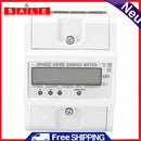 380V LCD Digital 3 Phase 4 Wire Smart Energy Meter DIN Rail kWh Power Wattmeter
