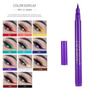 Neon Colorful Liquid Eye Liner Pen Women Waterproof Makeup Eyes Cosmetics Too