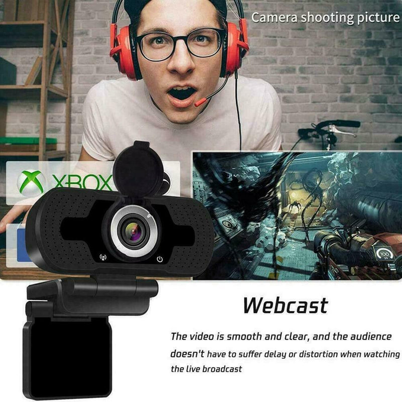1080P USB Webcam For PC Desktop & Laptop Web Camera AU Microphone STOCK R3A1