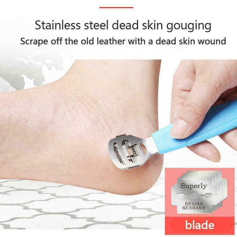 8Pcs/Set Manicure Foot Care File Set Dead Hard Skin newmc Callus Remover F5C2