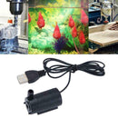 USB Small Water Mini Ultra Mute Submersible Pump 1 Pump Oxygen M~ 5V U3A9