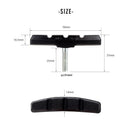 1 Pair Bike V Brake Pads Mountain Road Bike V-Brake Block w/ Hex Nuts + Spacers