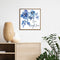 Ink Blue Rose Oil Paint By Numbers Kit DIY Acrylic Painting on Canvas Frame