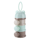 Portable Baby Food Storage Box Bear Essential Milk Powder Container (Green)