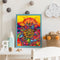 Abstract Sun Flower Oil Paint By Numbers Kit DIY Frameless Drawing for Adul