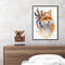 Frameless Oil Paint By Numbers DIY Fox Picture Craft Kit for Home Living Room