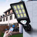 Solar Powered Wall Lamp Waterproof PIR Motion Sensor Outdoor Yard Light (B)