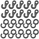 10pcs Plastic Tent Light Hanging Hooks Canopy Tarp Fixed Clip Hook (B)