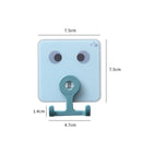 Self Adhesive Cute Hook Kitchen Wall Hanging Punch Free Door Hooks Storage Racks