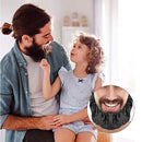 Men Double Layer Beard Bandana Face Cover Apron Waterproof Beard Guard Cap