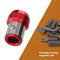 Screwdriver Magnetic Ring Powerful Magnet Anti-Slip Screw Bit Holder (Red)