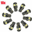 Bulb Car Lights T10 194 168 W5W Canbus LED Light Bulbs Side Marker White Dome