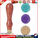 Wood Handle Paint Seal Retro Plant Pattern DIY Wax Seal Stamp Decor (C177) Newly
