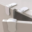 Child Safety Lock Closing Buckle Drawer Lock Cabinet Door Right Angle Lock